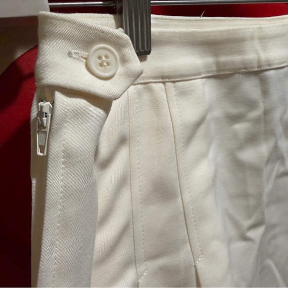 SOLID & STRIPED Tennis Skirt White with Red and Green Stripe Trim Prince - Picture 4 of 5